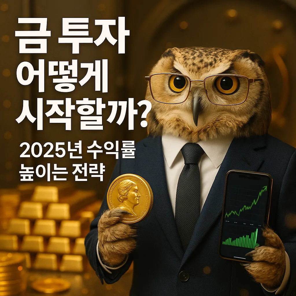 금 투자 어떻게 시작할까 2025년 수익률 높이는 전략