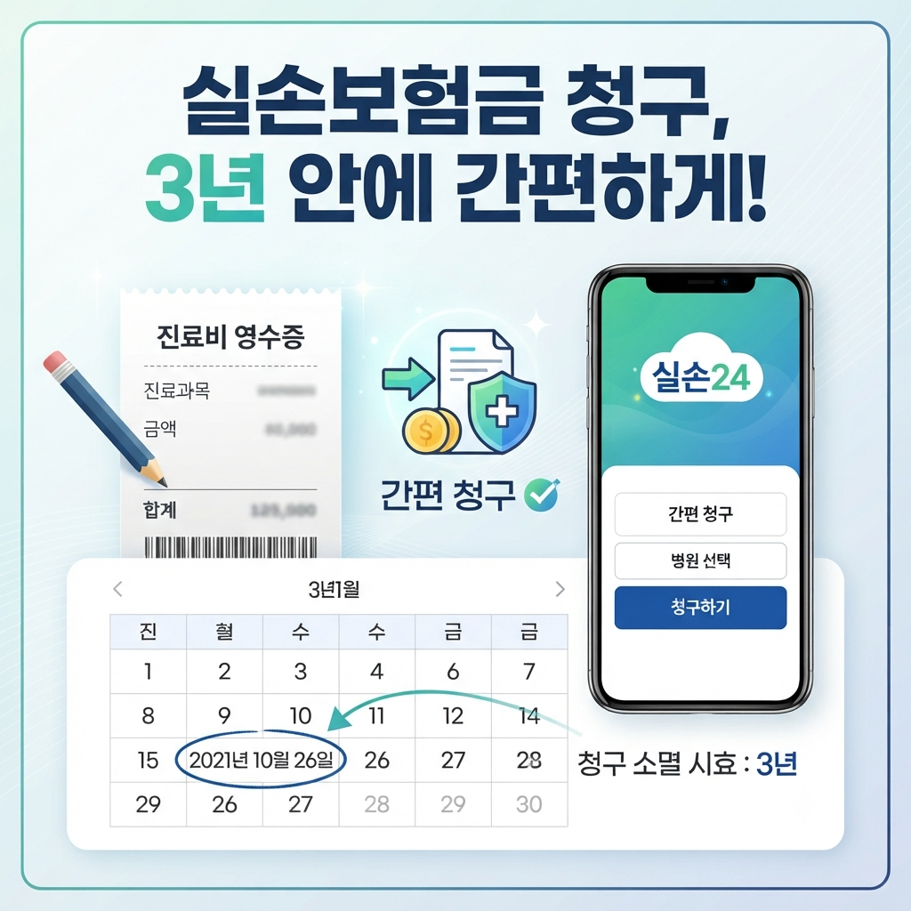 실비보험 청구기간과 실손24 보험금 청구 방법