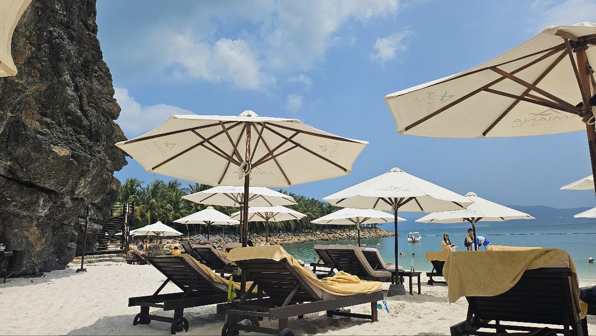 프라이빗 해변 모래사장