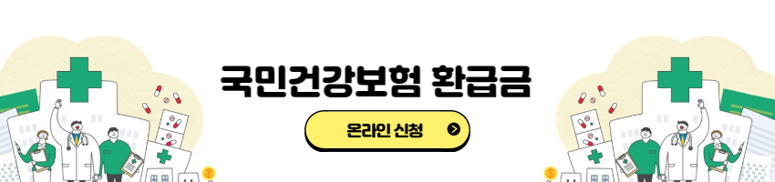 국민건강보험 환급금 조회