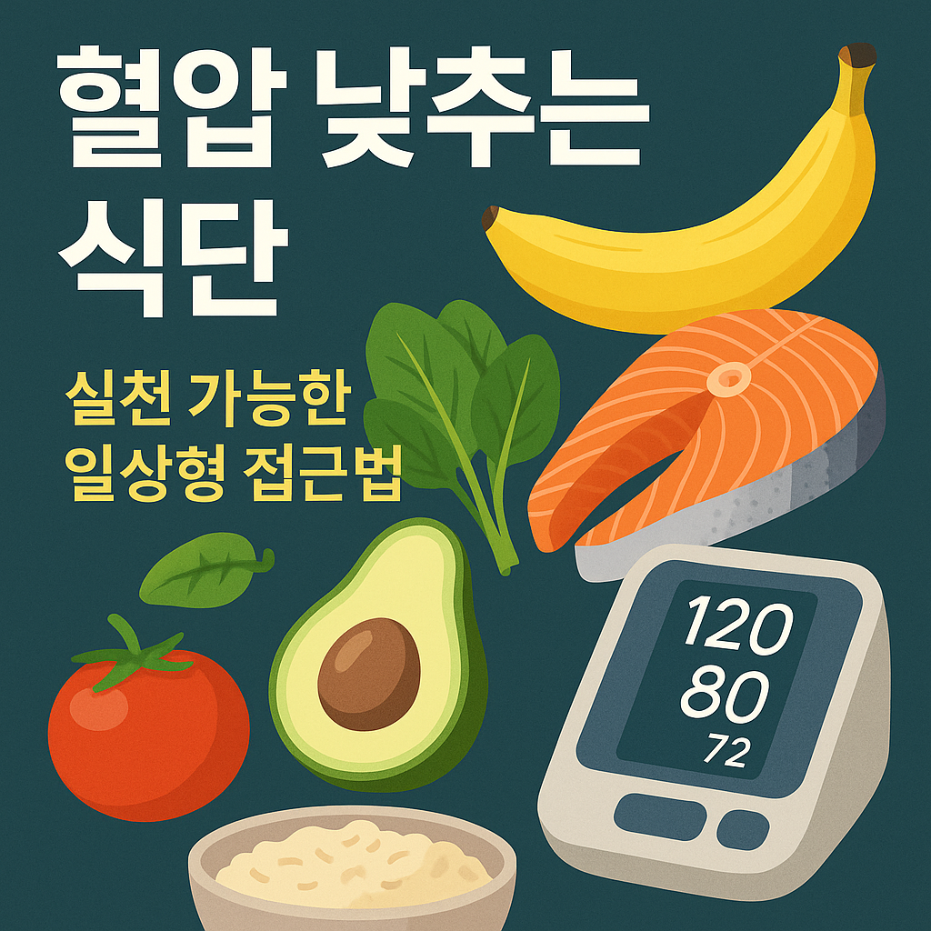 혈압을 낮추는 식단: 실천 가능한 일상형 접근법