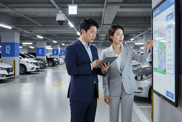 무인 주차장 운영