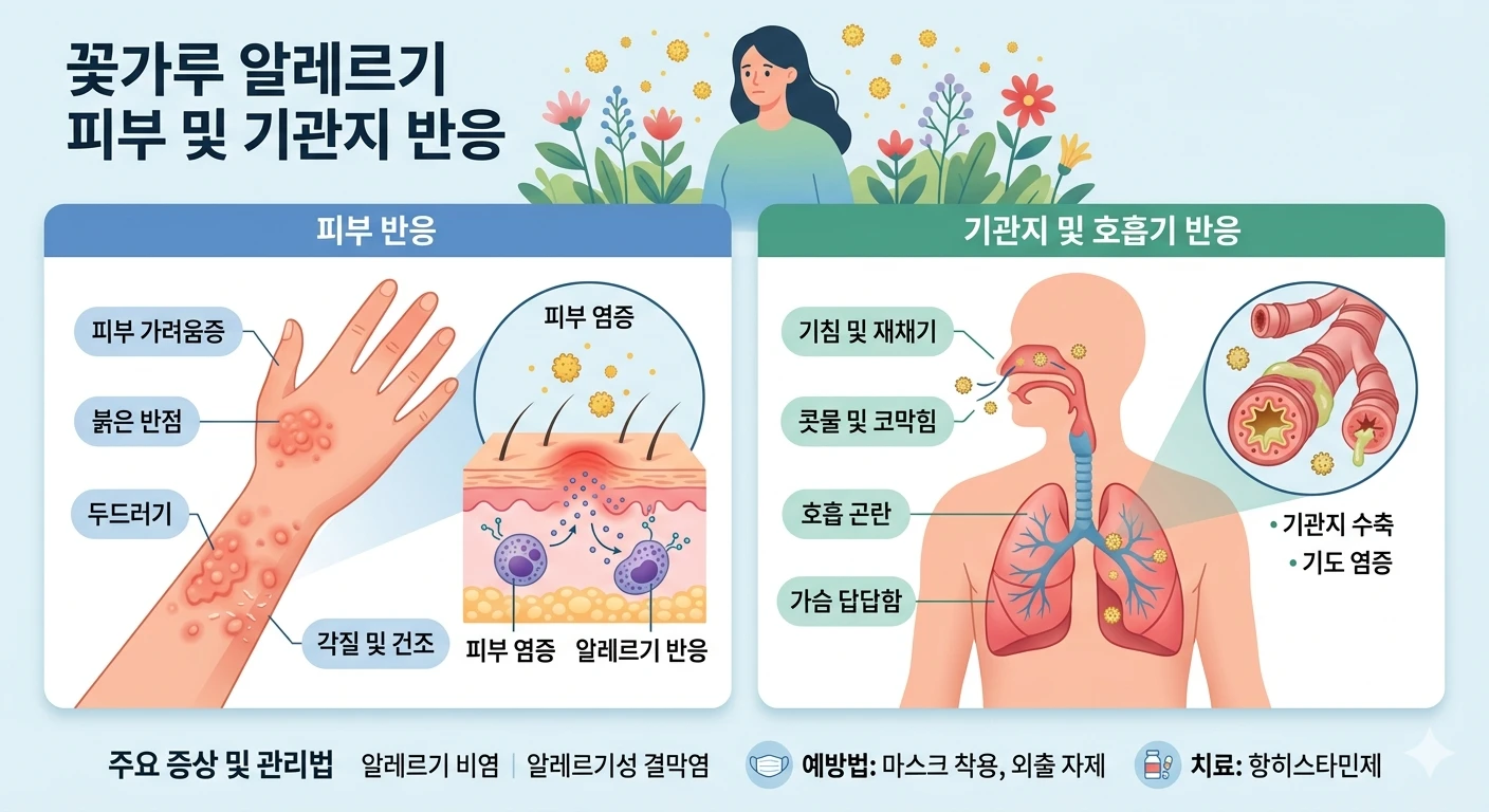 알레르기 기관지&middot;피부 반응 이미지