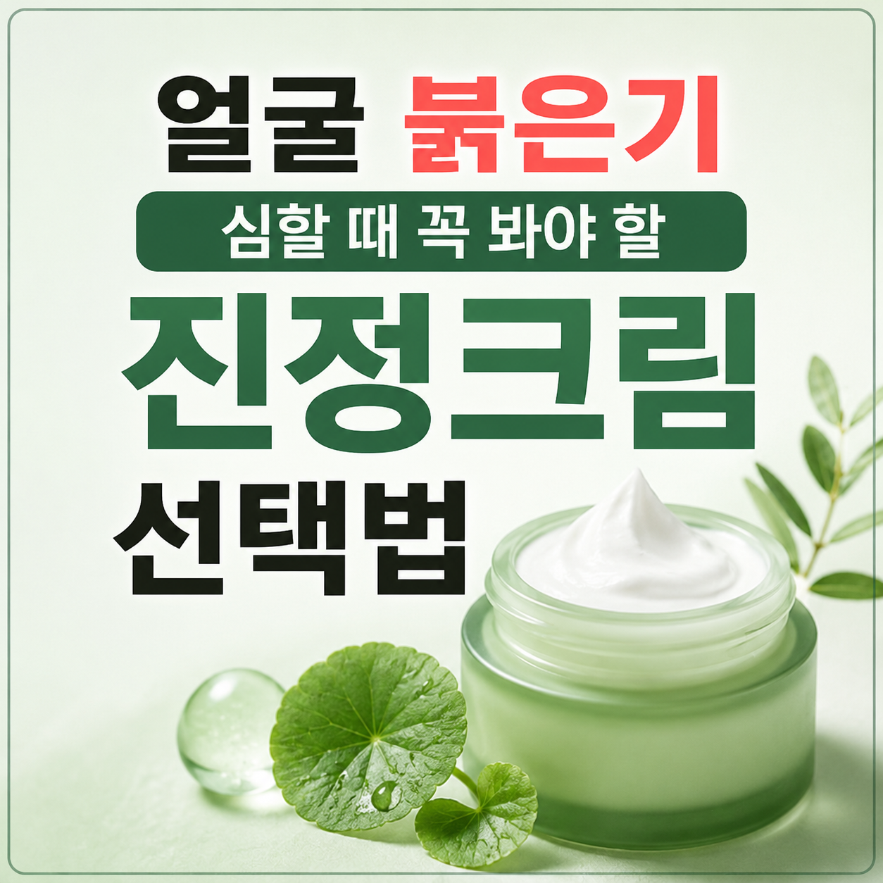 홍조 진정크림