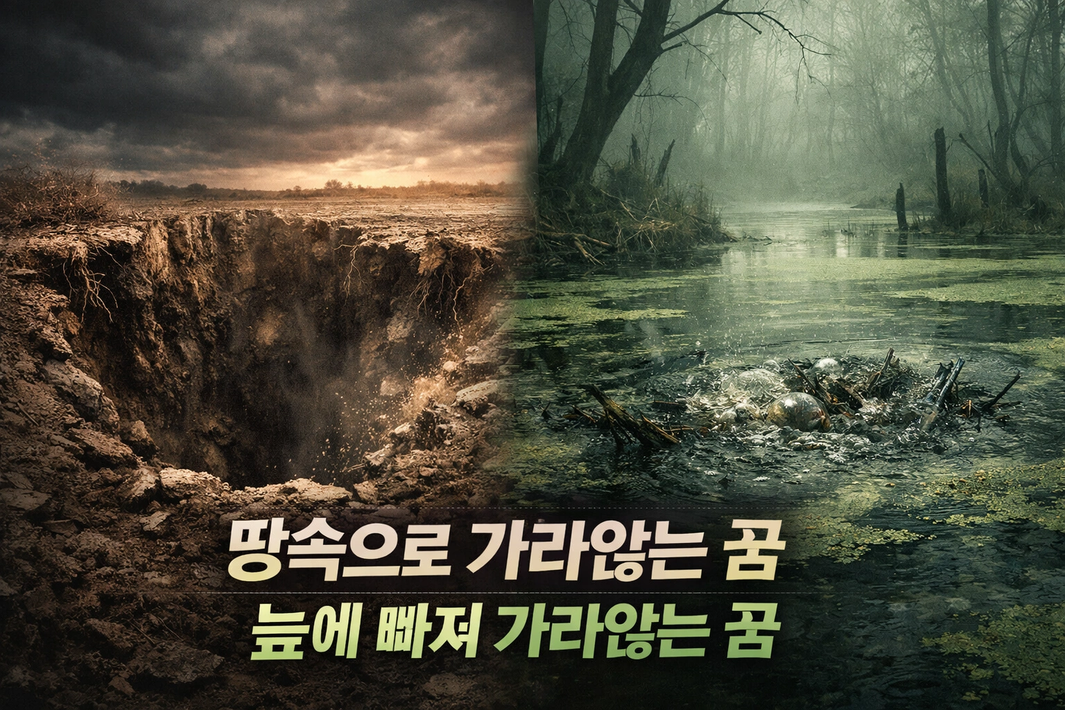 땅속으로 가라앉는 꿈