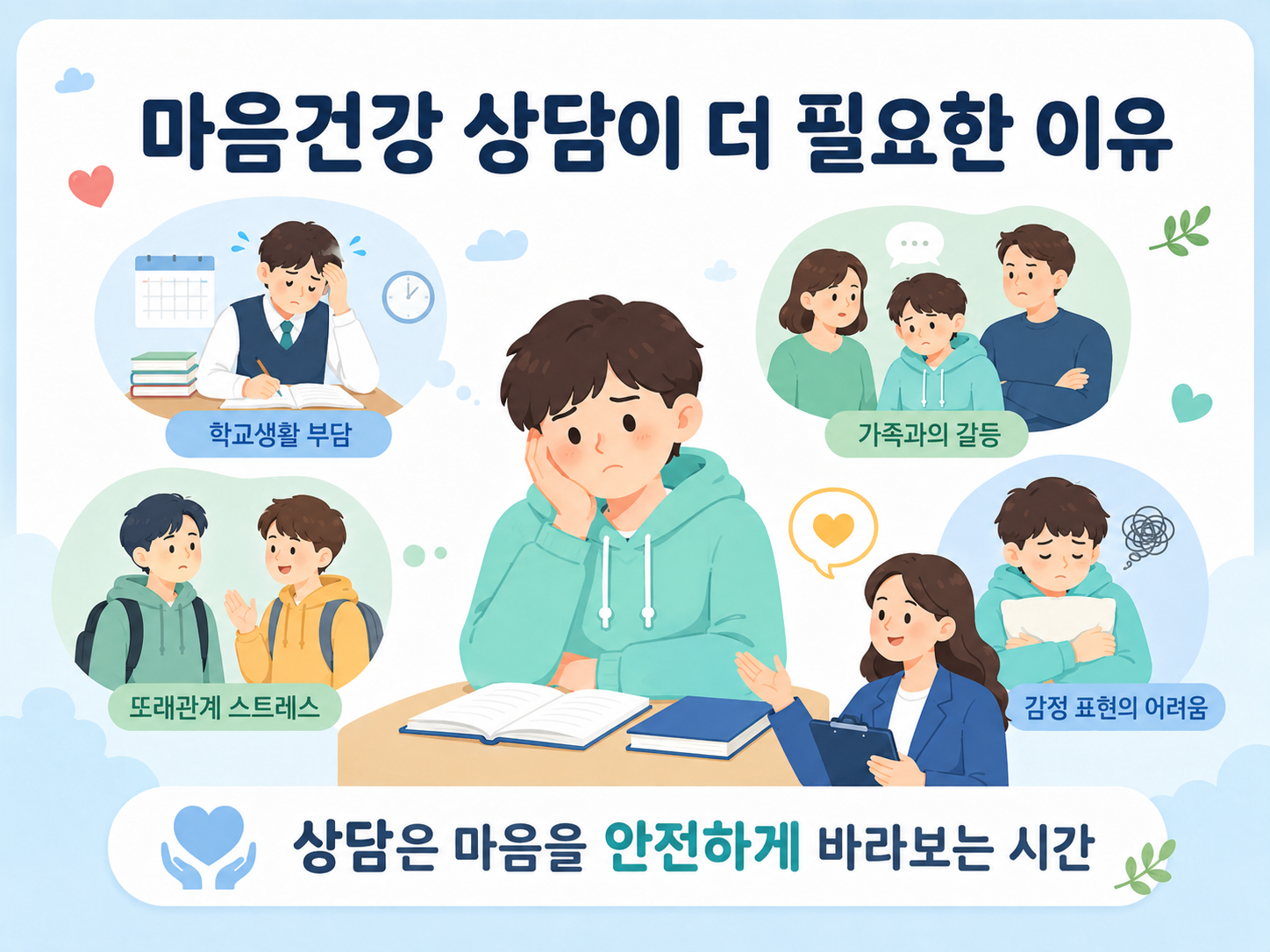 마음건강 상담 필요한 이유