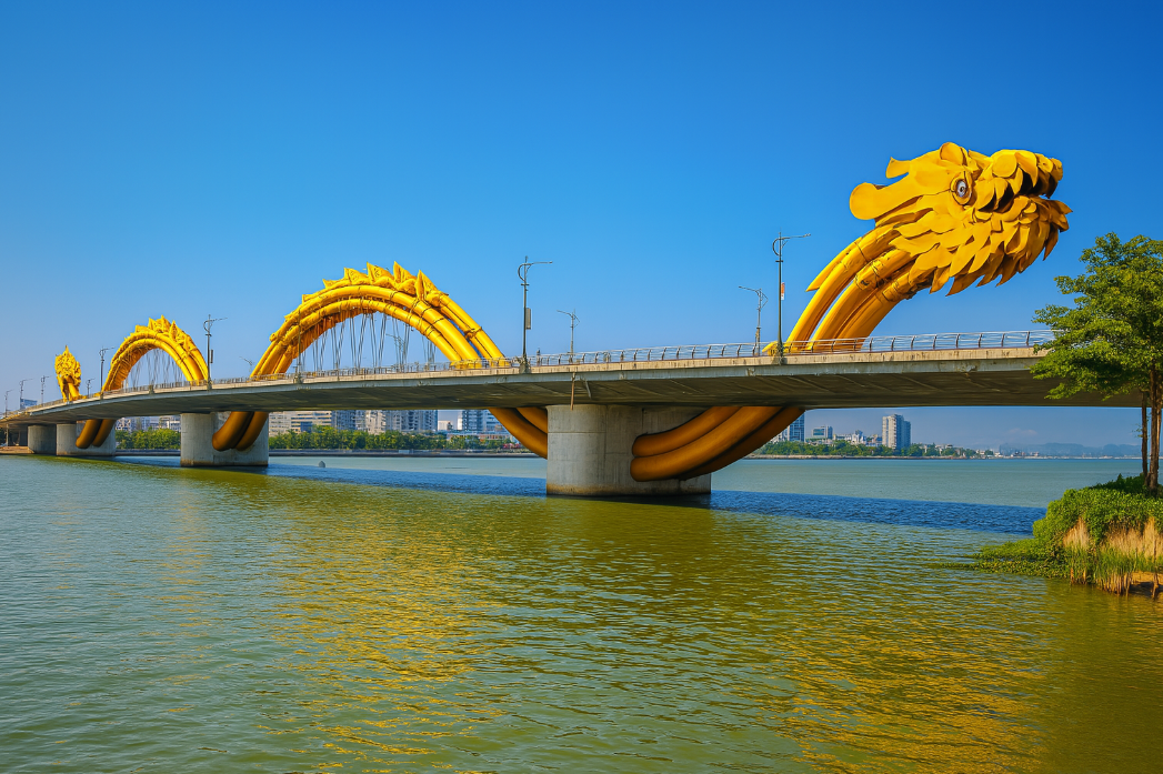 베트남 다낭의 용 다리 