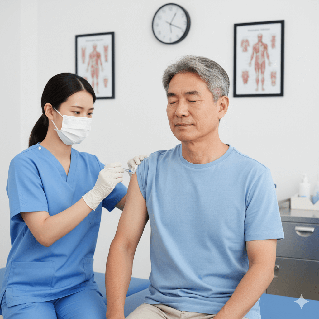 대상포진 예방접종 - 사진