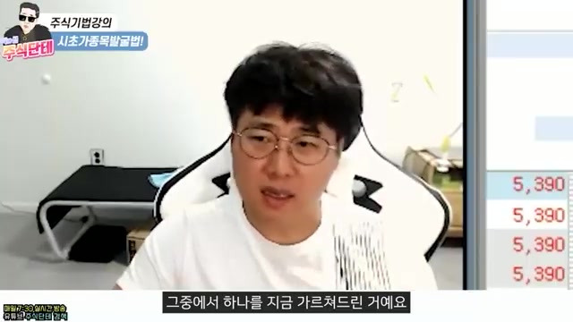 주식단테 유튜브 캡처