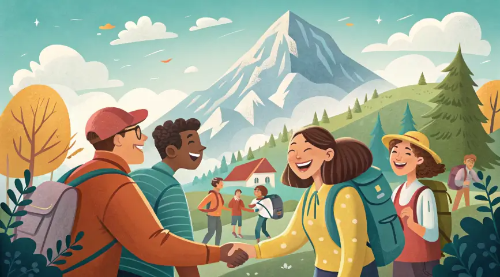 산악회-인사-남-녀-산