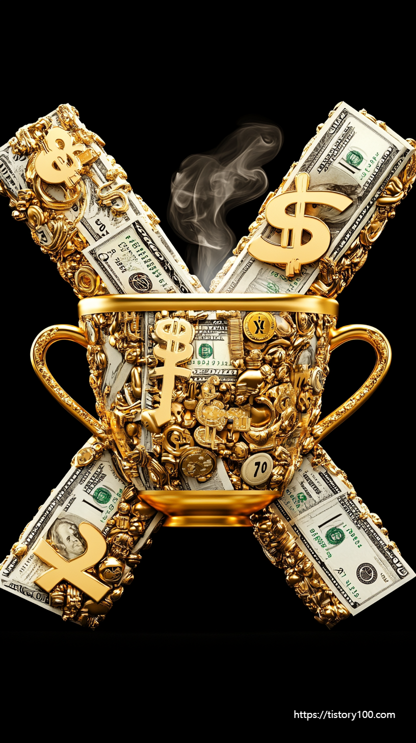 고가의 커피 이미지