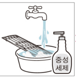 LG 벽걸이 에어컨 청소방법 필터청소1