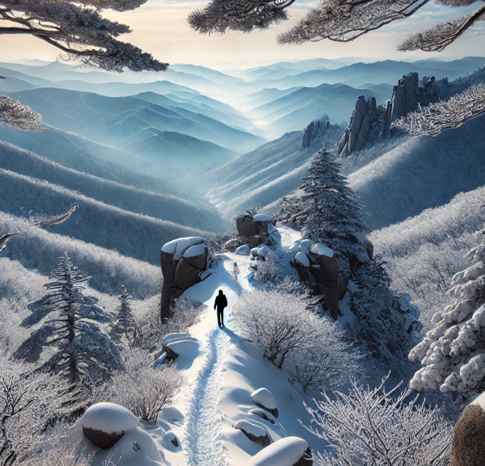 울도봉의 자연경관 사진