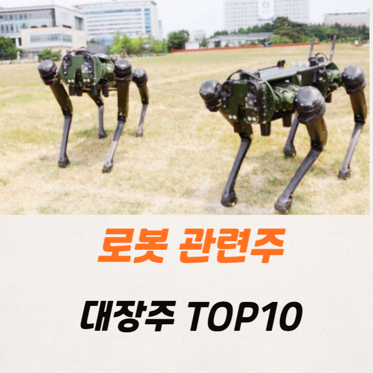 로봇 관련주 대장주 TOP10