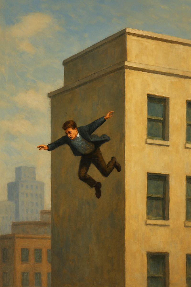 건물 위에서 떨어지는 꿈 해석