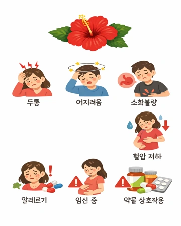히비스커스 부작용 증상과 원인 정리1