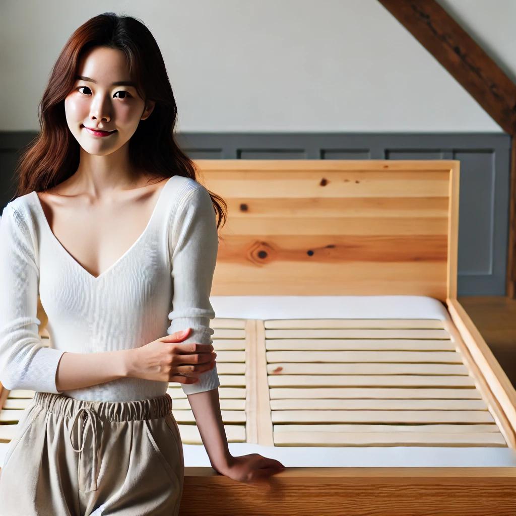 삼나무 원목 깔판/매트리스/받침대/침대 프레임