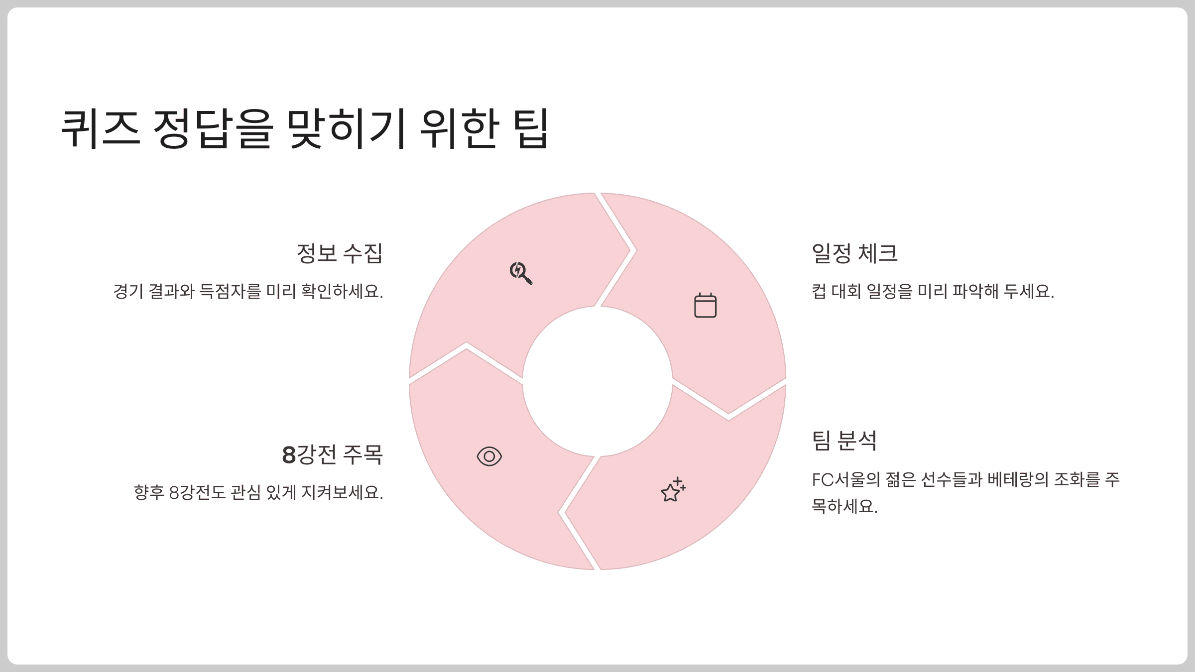 결론: 퀴즈 정답을 정확히 맞히기 위한 팁