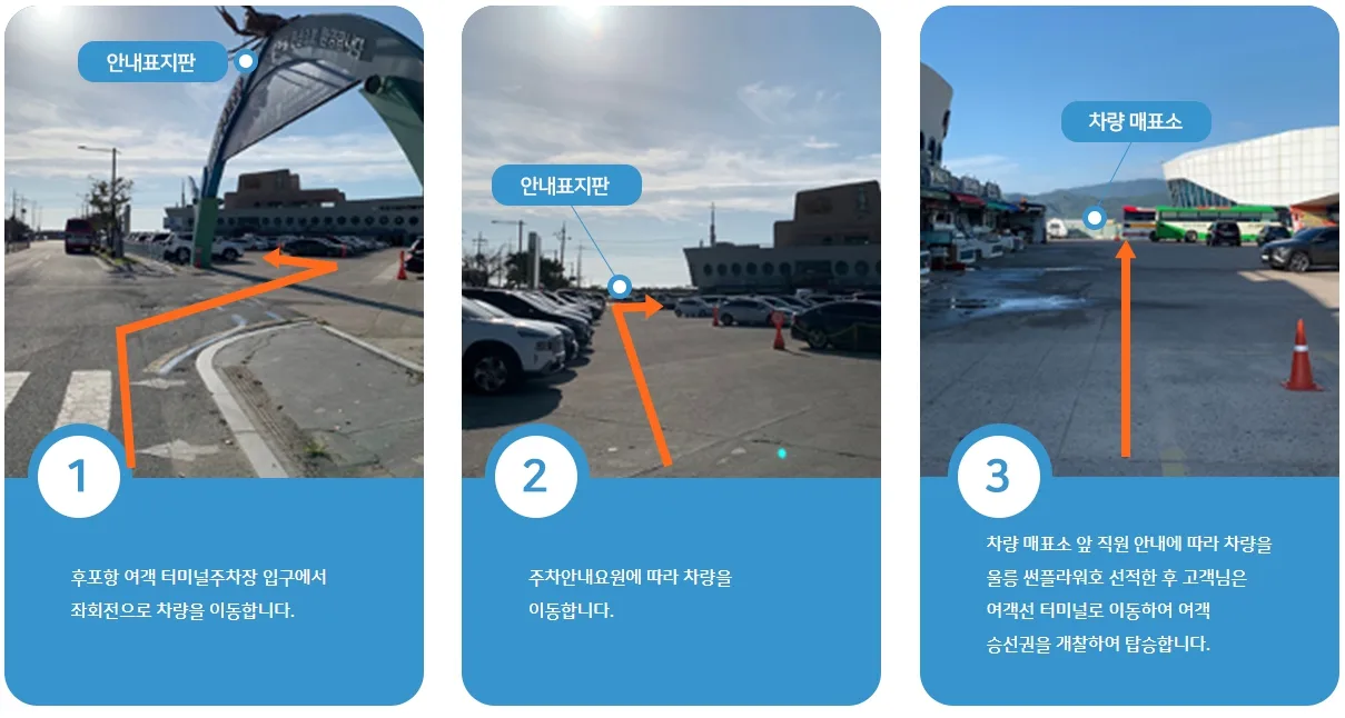 후포 울릉도 배편 시간표, 예약 방법, 자동차 선적
