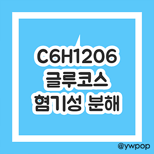 C6H12O6 글루코스 혐기성 분해