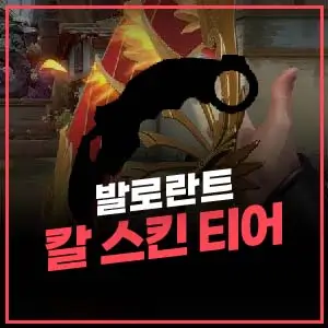 발로란트 칼 스킨 티어