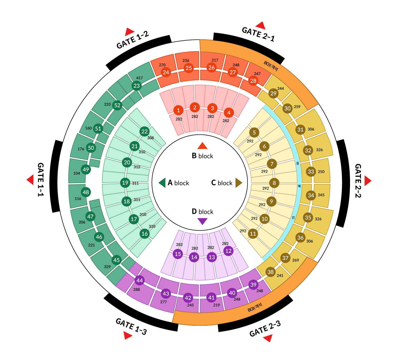 성시경 콘서트 올림픽 공원 좌석도