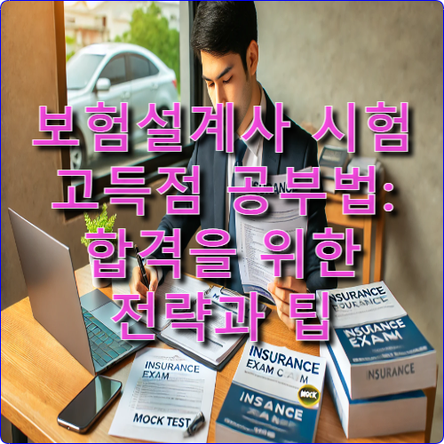 보험설계사 시험 고득점 공부법: 합격을 위한 전략과 팁