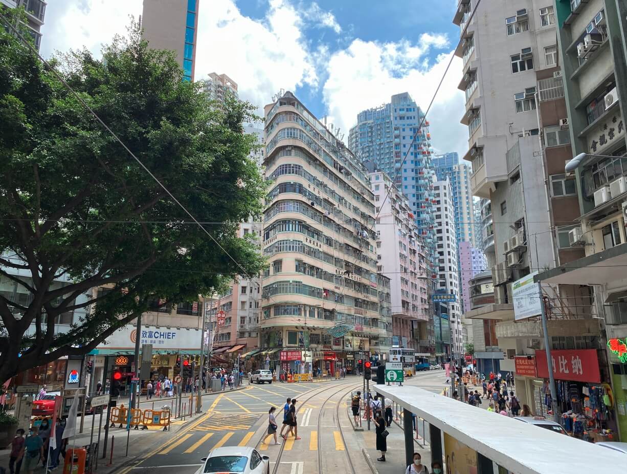 홍콩 완차이 거리 사진