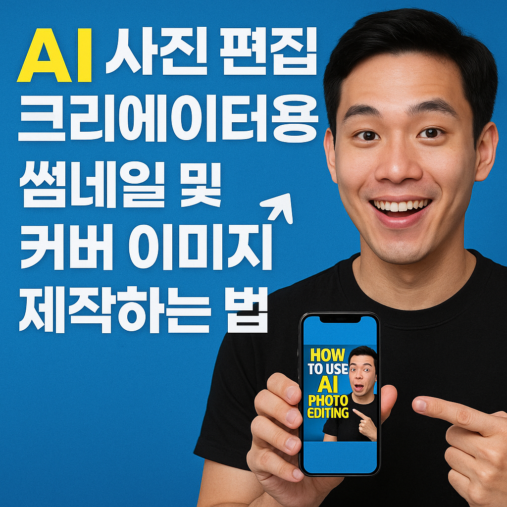 AI 사진 편집으로 크리에이터용 썸네일 및 커버 이미지 제작하는 법