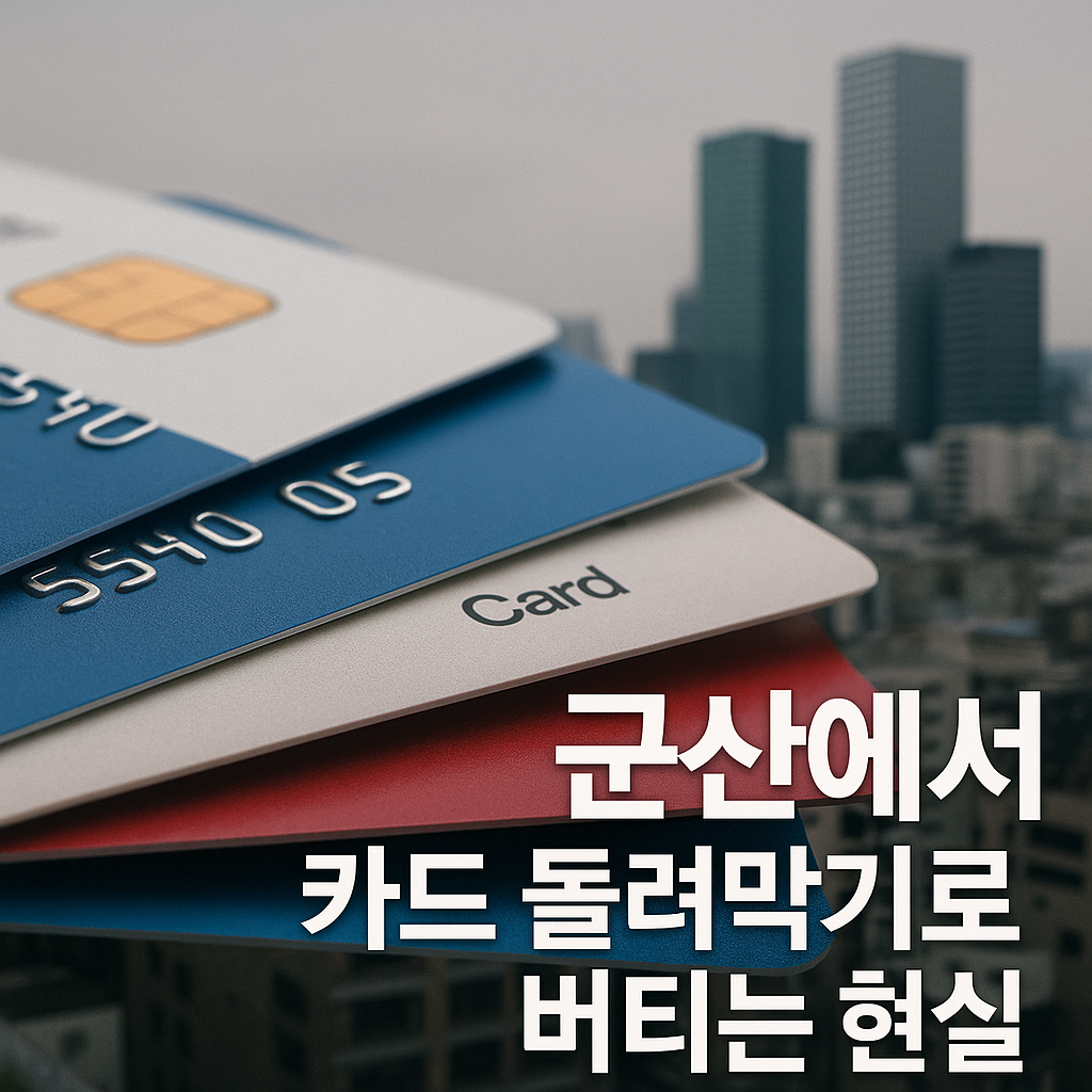 군산에서 카드 돌려막기로 버티는 현실, 개인 회생 파산으로 숨통 트이는 선택