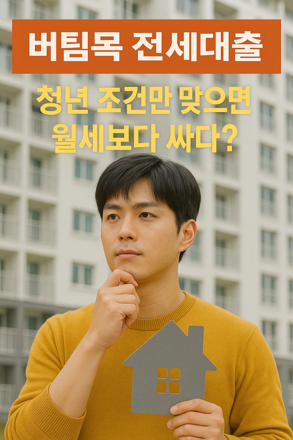 버팀목 전세대출, 청년 조건만 맞으면 월세보다 싸다? 이미지