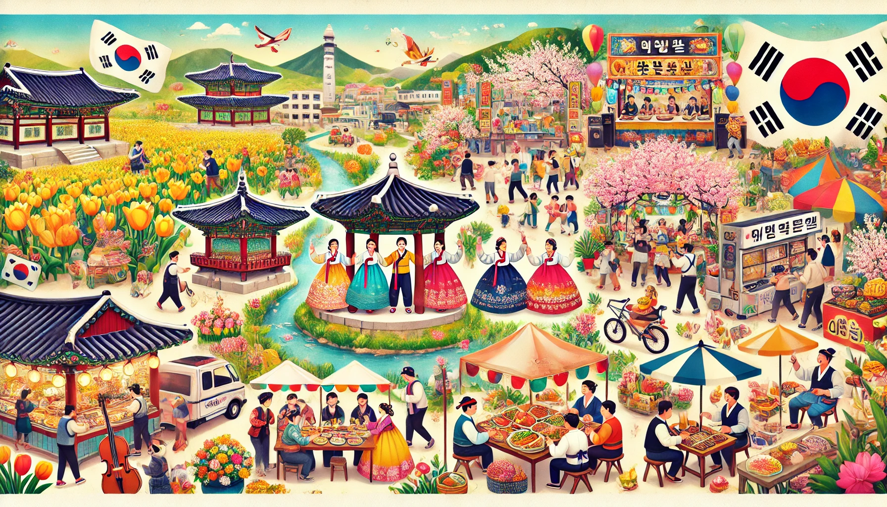 전국 봄에 열리는 축제 알아보기