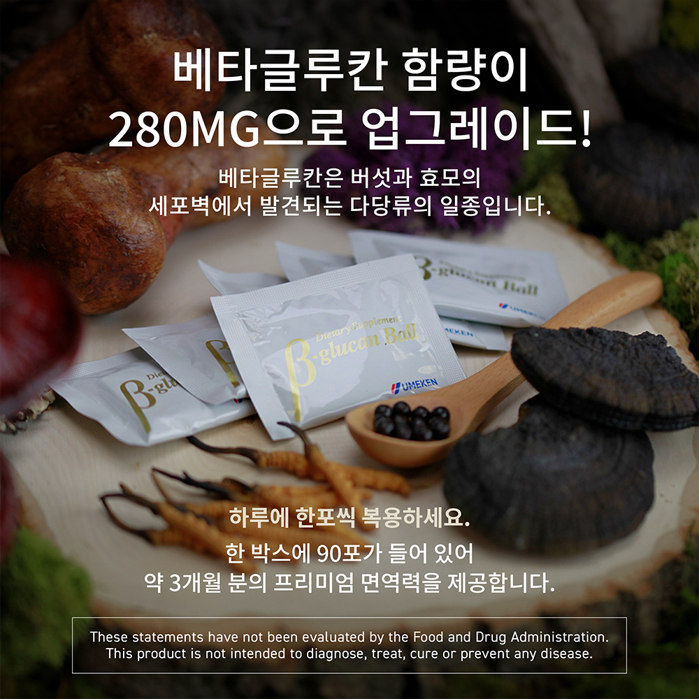 베타글루칸 (버섯 추출물)
