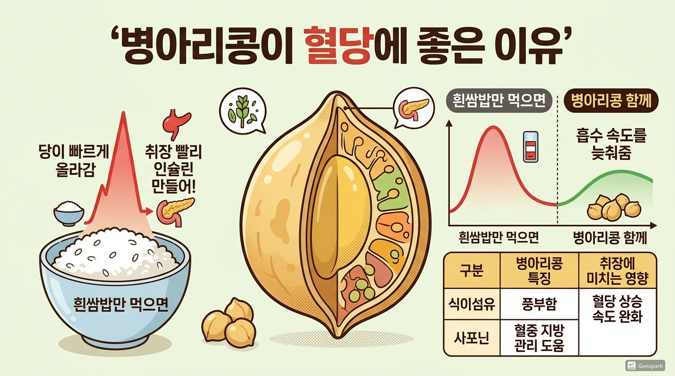 병아리콩이 혈당에 좋은 이유