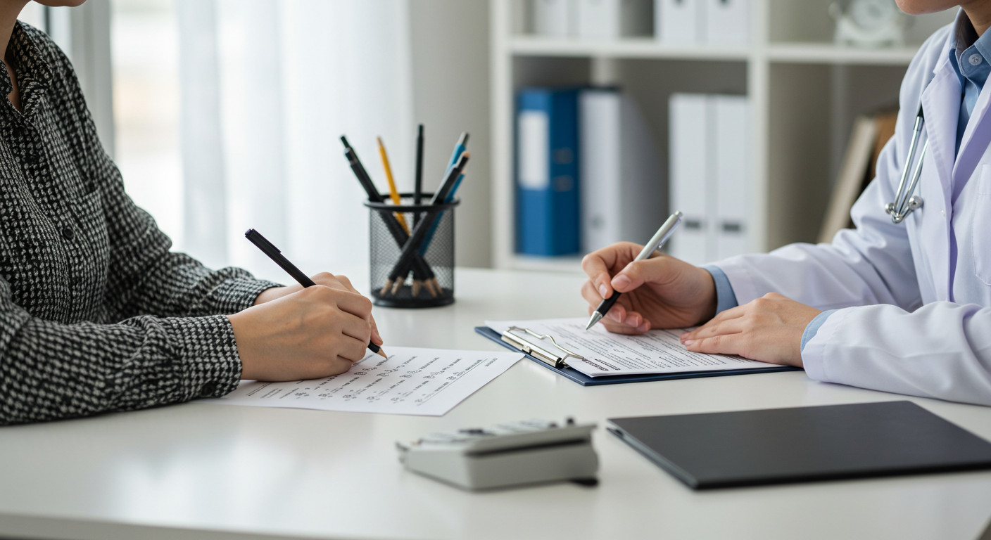 신경심리검사 진행 모습