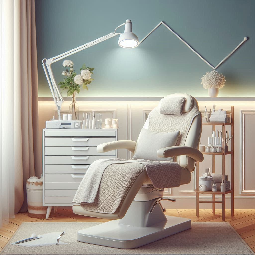 피부,체형관리 샵 배경