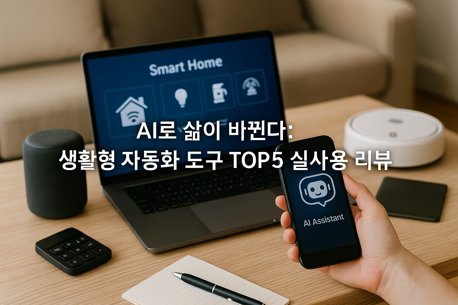 AI로 삶이 바뀐 다: 생활형 자동화 도구 TOP5 실사용 리뷰 관련 이미지