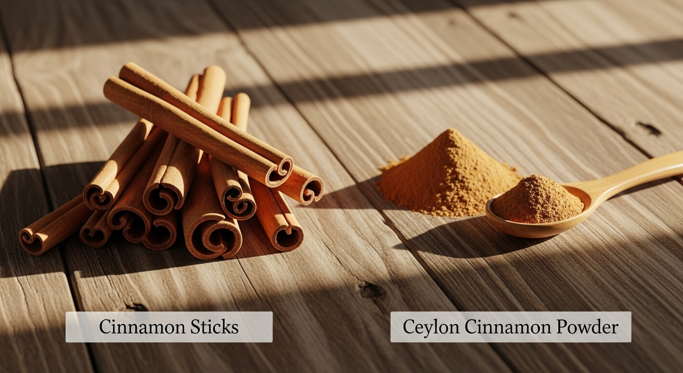 시나몬 가루와 계피 차이