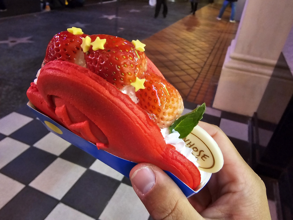 USJ 마리오카페 팬케이크 샌드위치