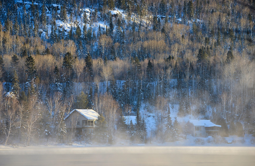 건조한 겨울 날씨