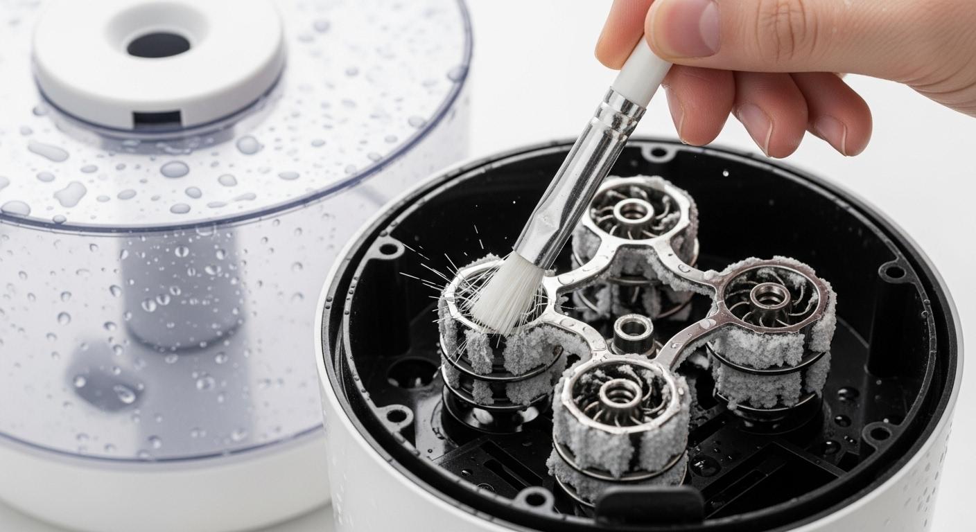 가습기 진동자 청소