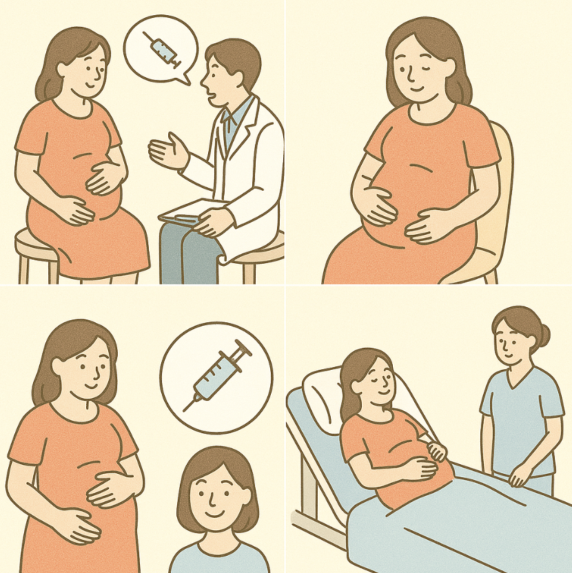 임산부 무통주사 관련 사진