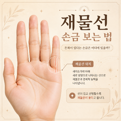 재물선_손금