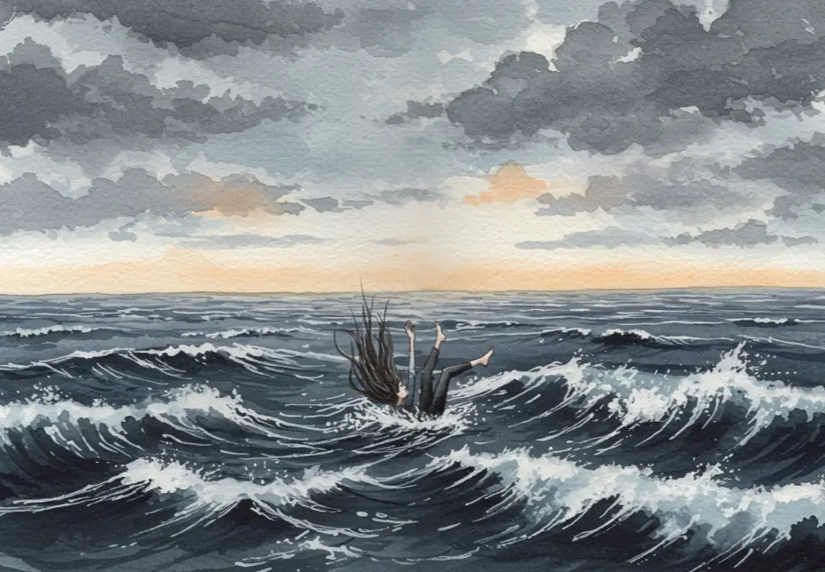 바다에 빠지는 꿈해몽