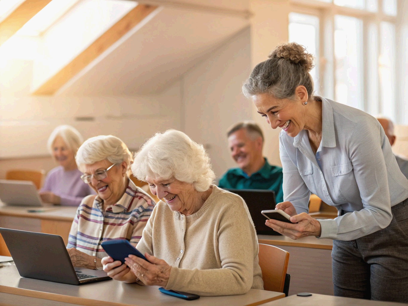 디지털 격차 해소: 고령층의 IT 교육 현황과 과제