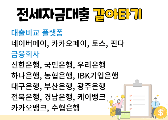 전세자금대출 갈아타기
