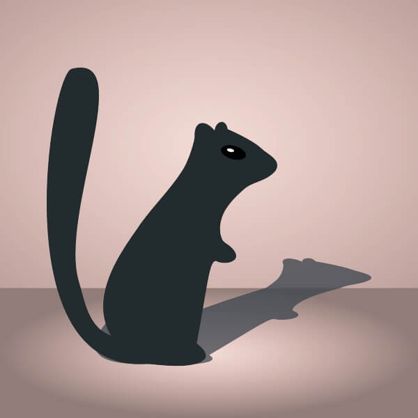 검은색-다람쥐-캐릭터