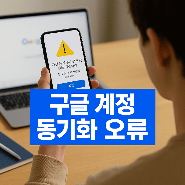구글 계정 동기화 오류 해결 썸네일