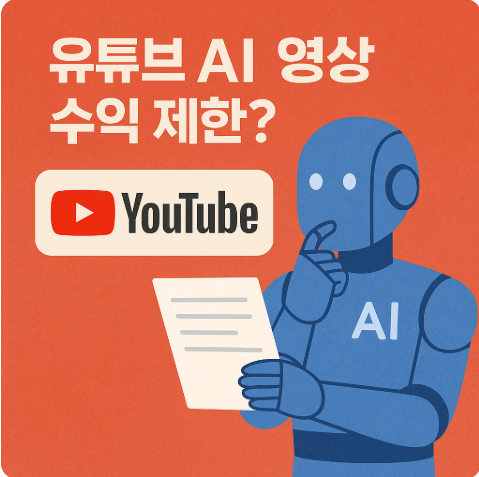 유튜브 al 추익 창출 금지