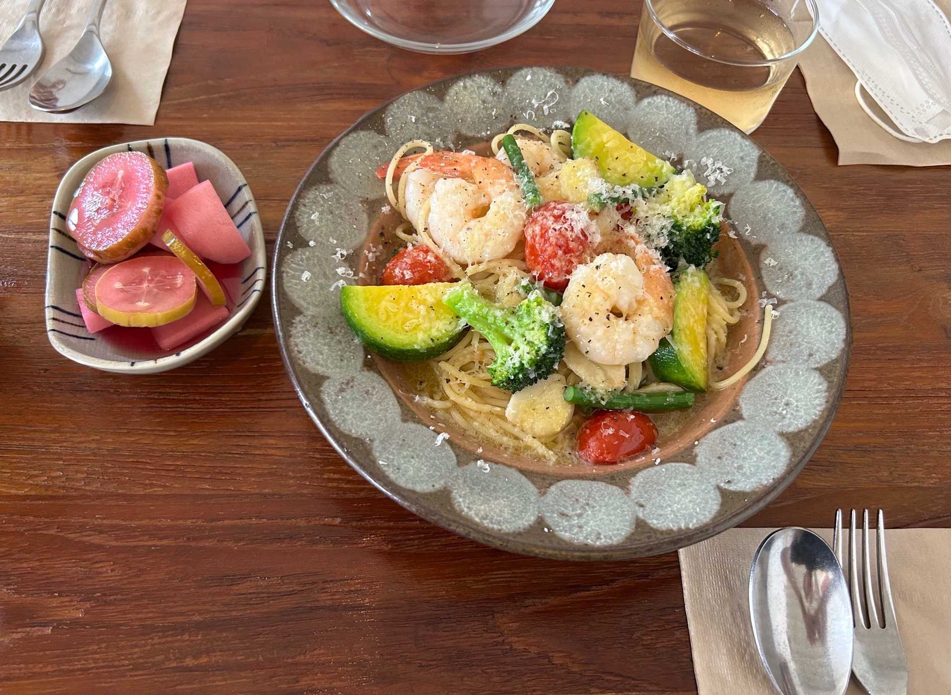 새우 앤쵸비 파스타